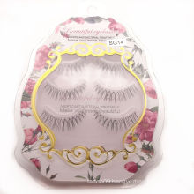 Hot selling Sharpened by hand Air feeling Natural curling Tapered false strip eyelashes SG14